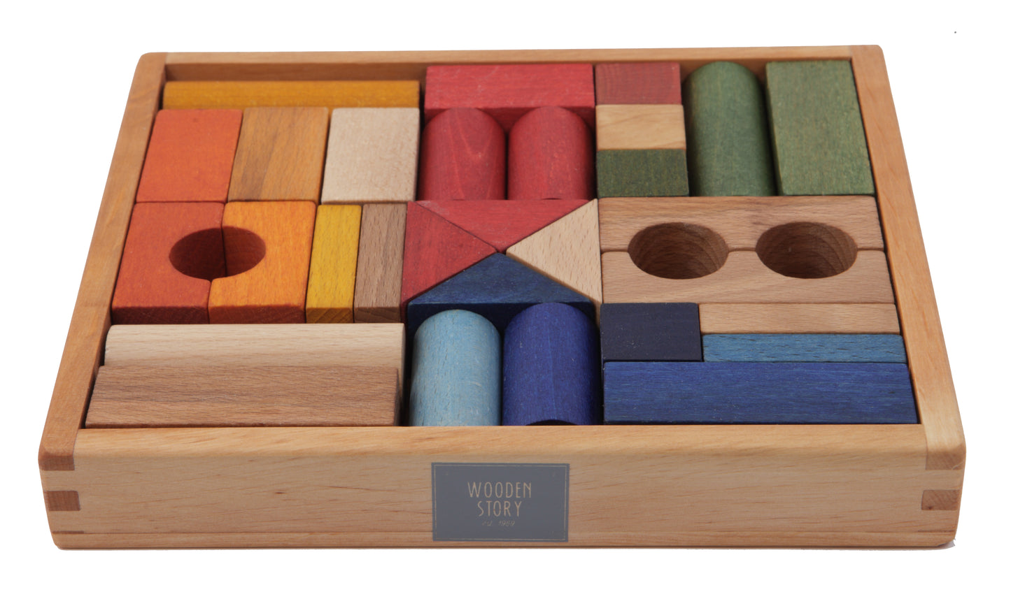 Wooden Blocks - 30 pcs