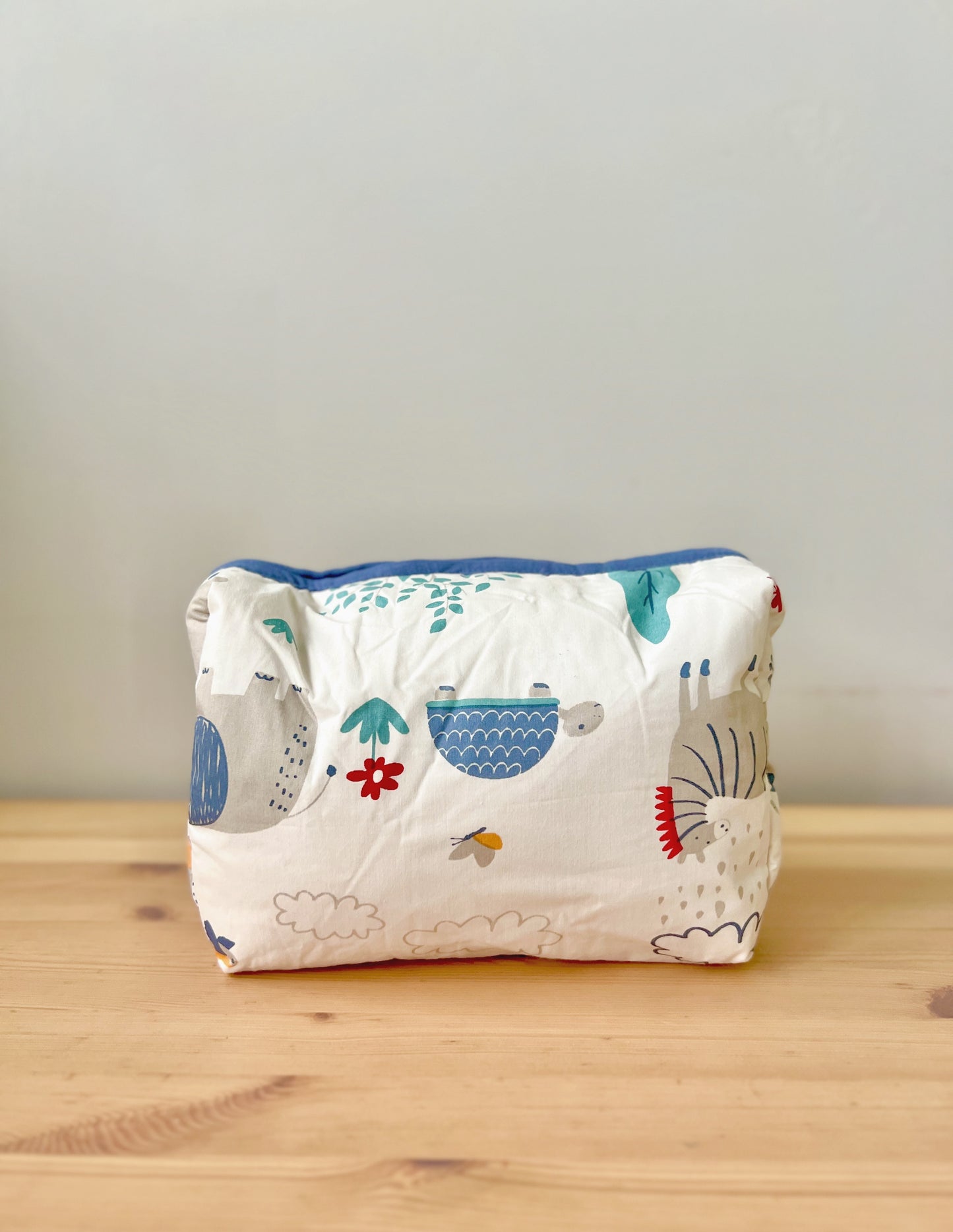 Quilted Cotton Pouch