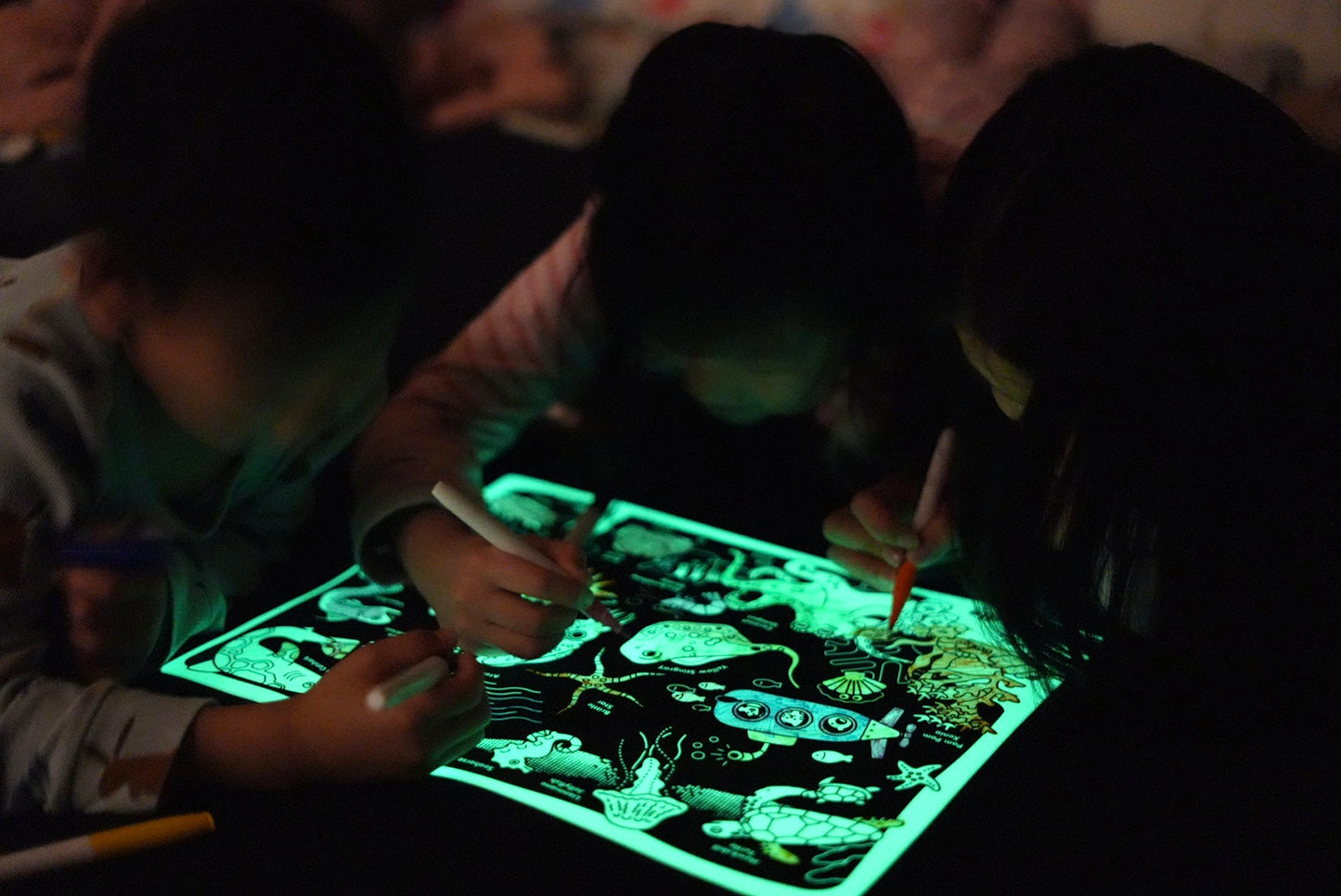 Glow in the Deep Doodle Mat
