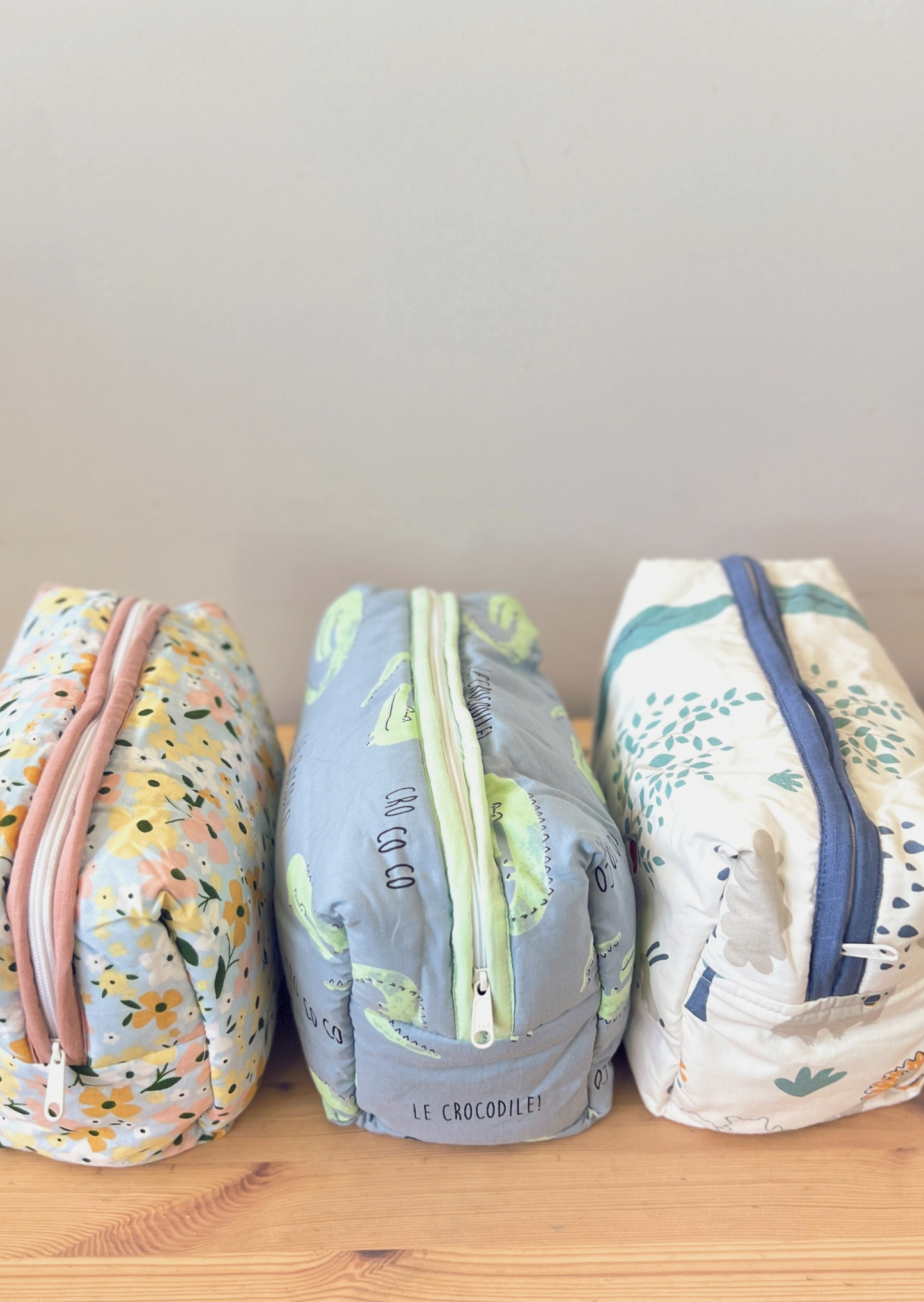 Quilted Cotton Pouch