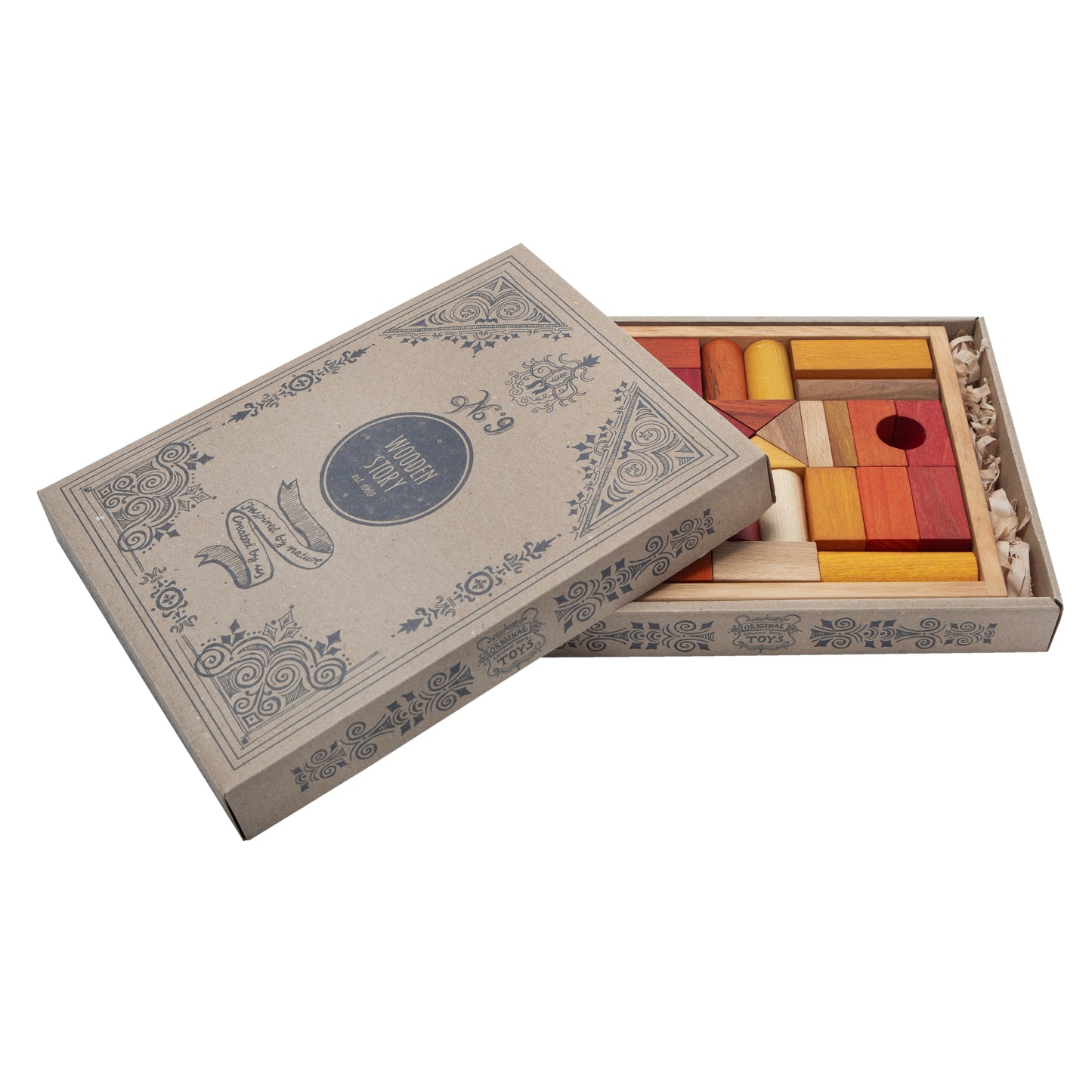 Wooden Blocks - 30 pcs