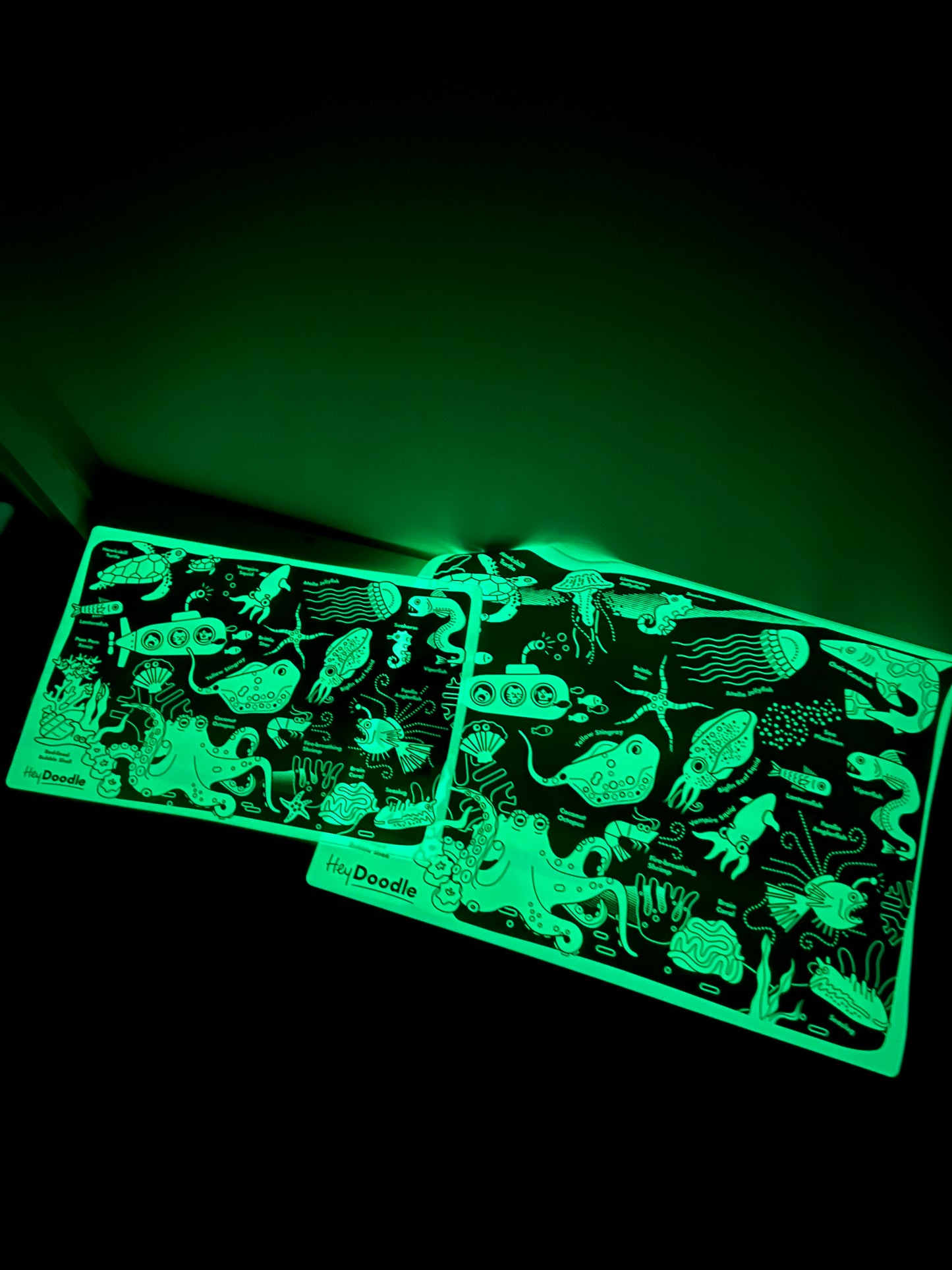 Glow in the Deep Doodle Mat