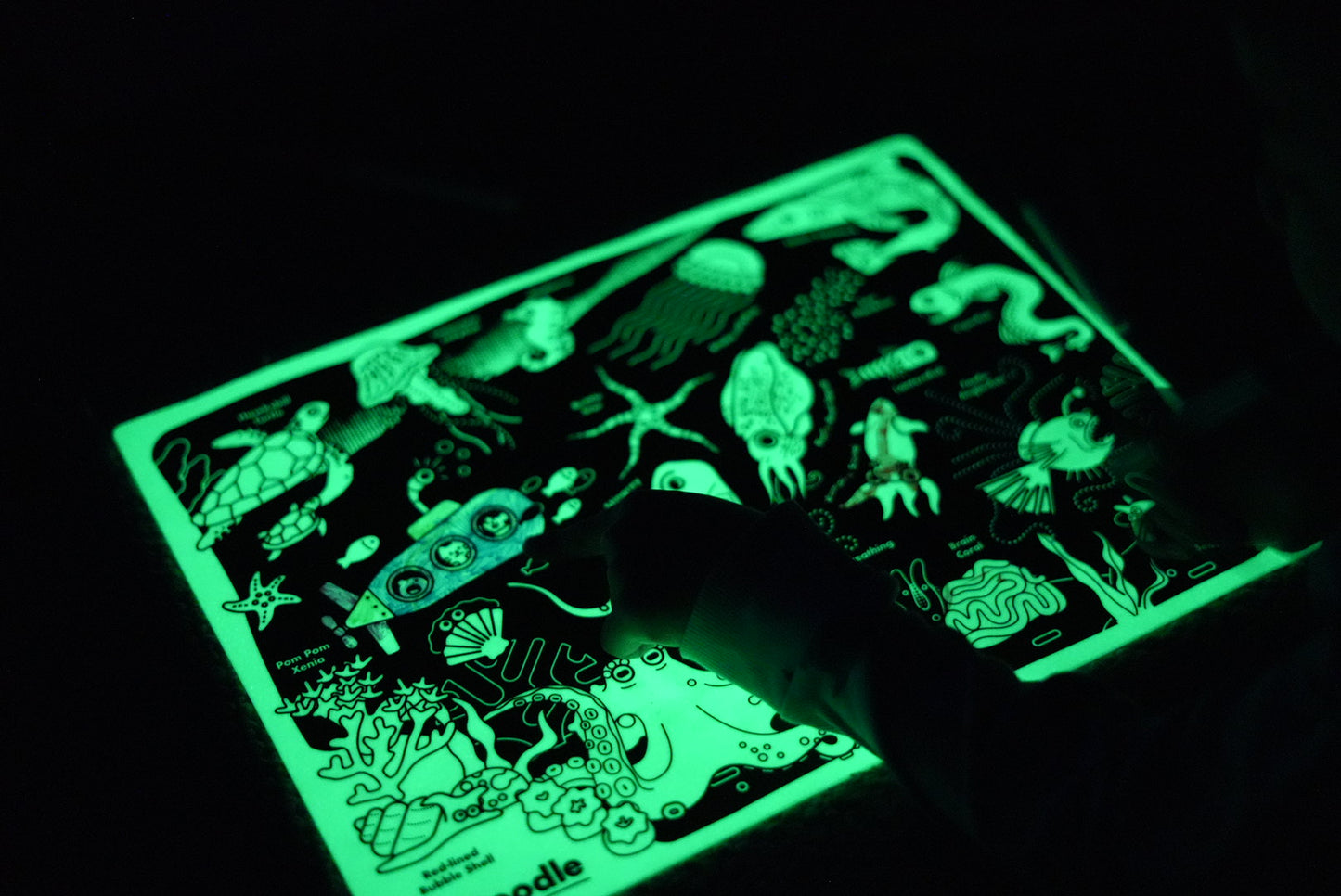 Glow in the Deep Doodle Mat