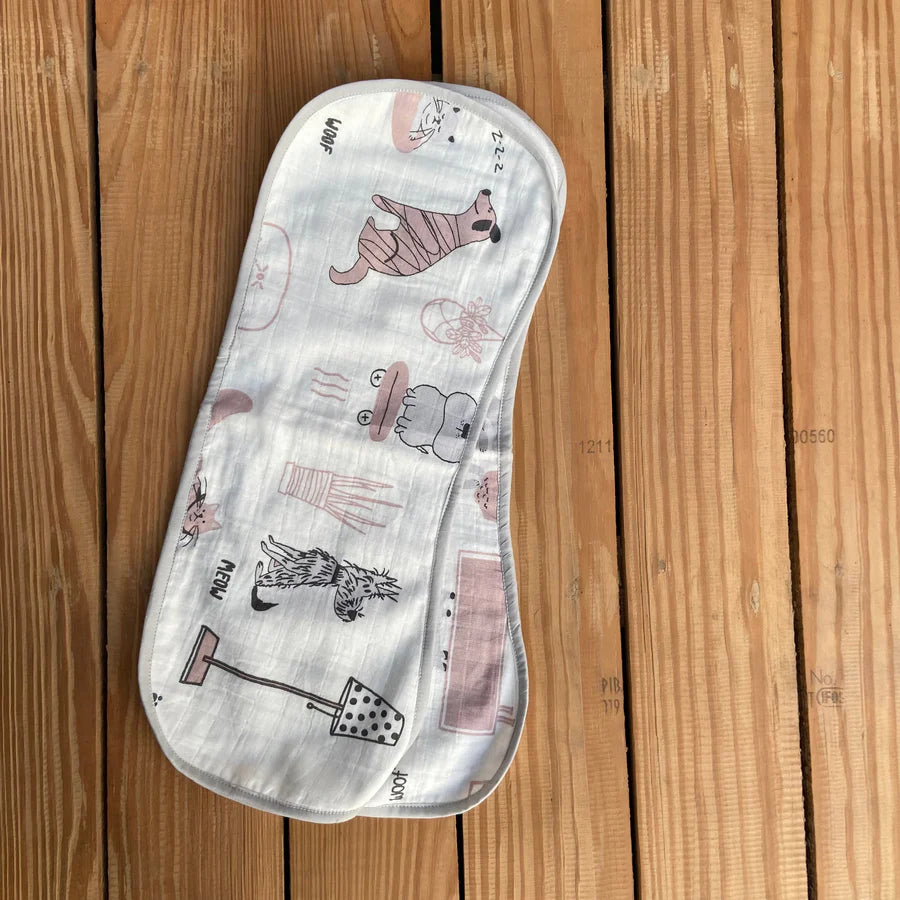 Organic Muslin Burp Cloth (Set of 2)