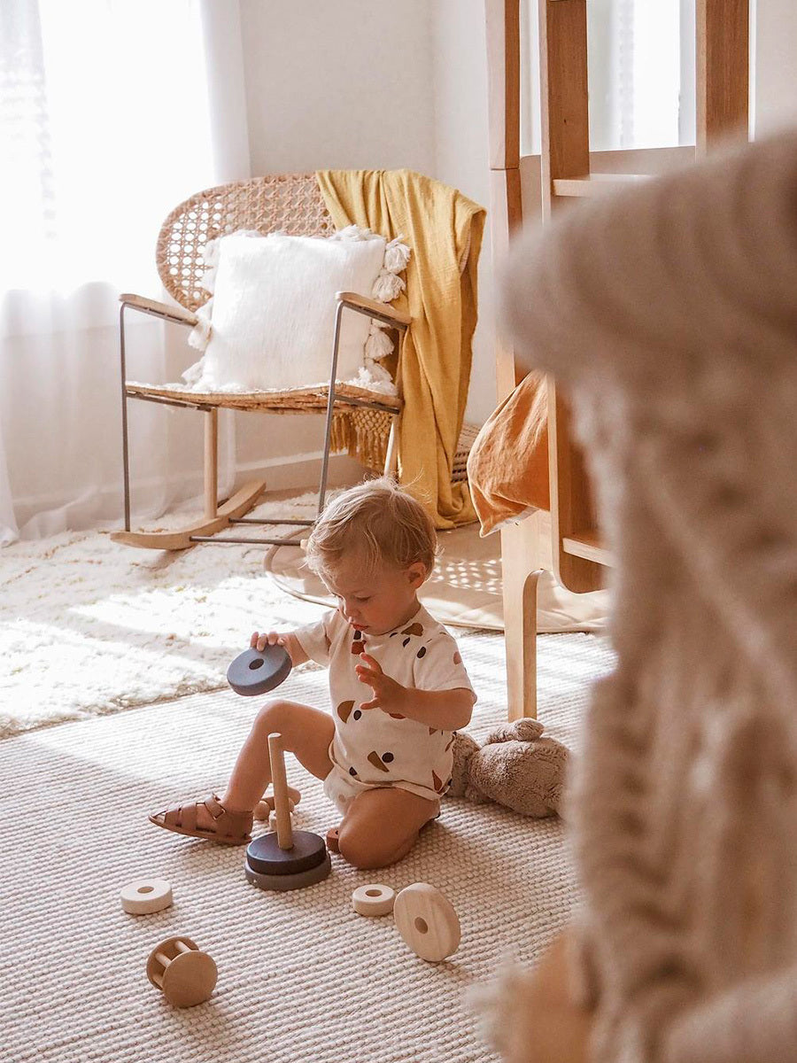 Classic Wooden Ring Stacker