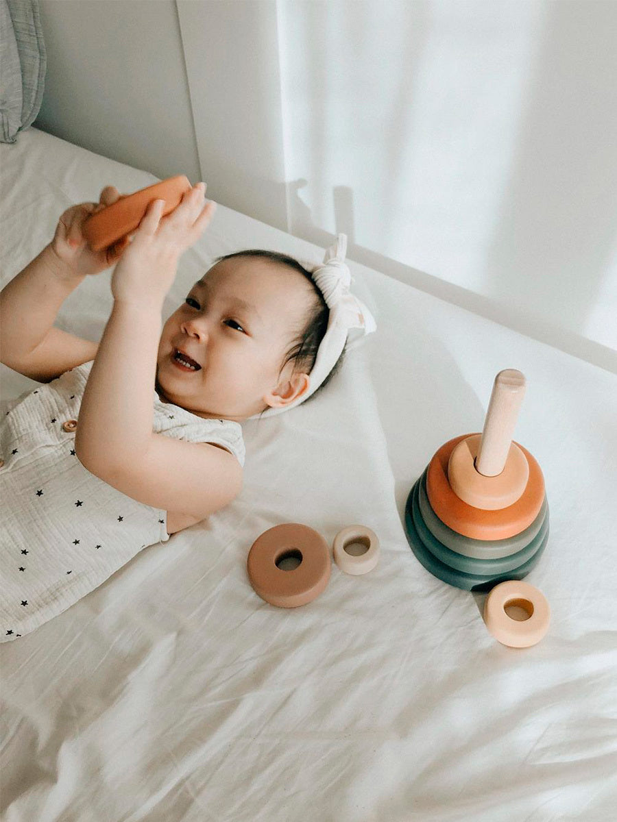 Classic Wooden Ring Stacker