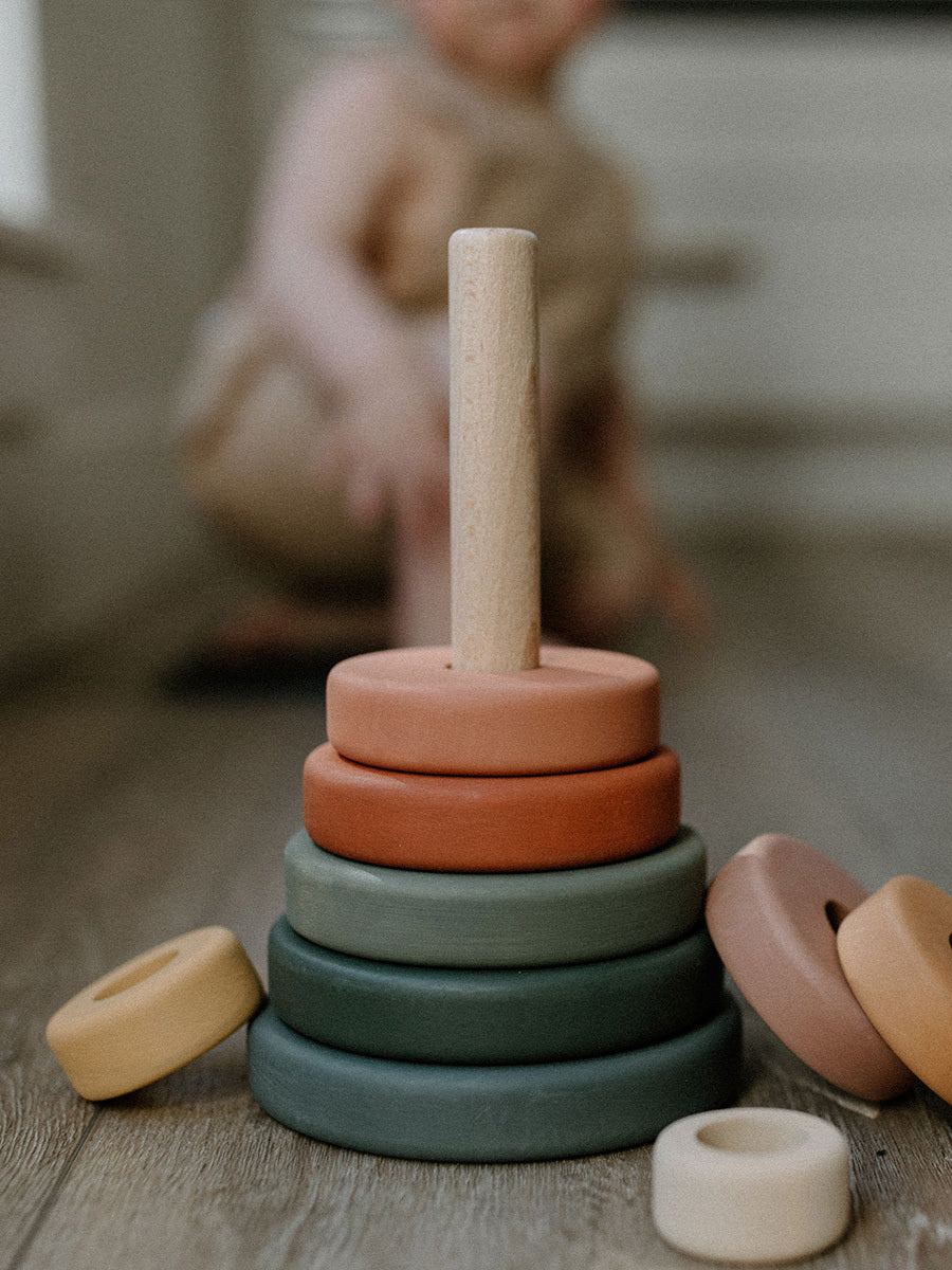 Classic Wooden Ring Stacker