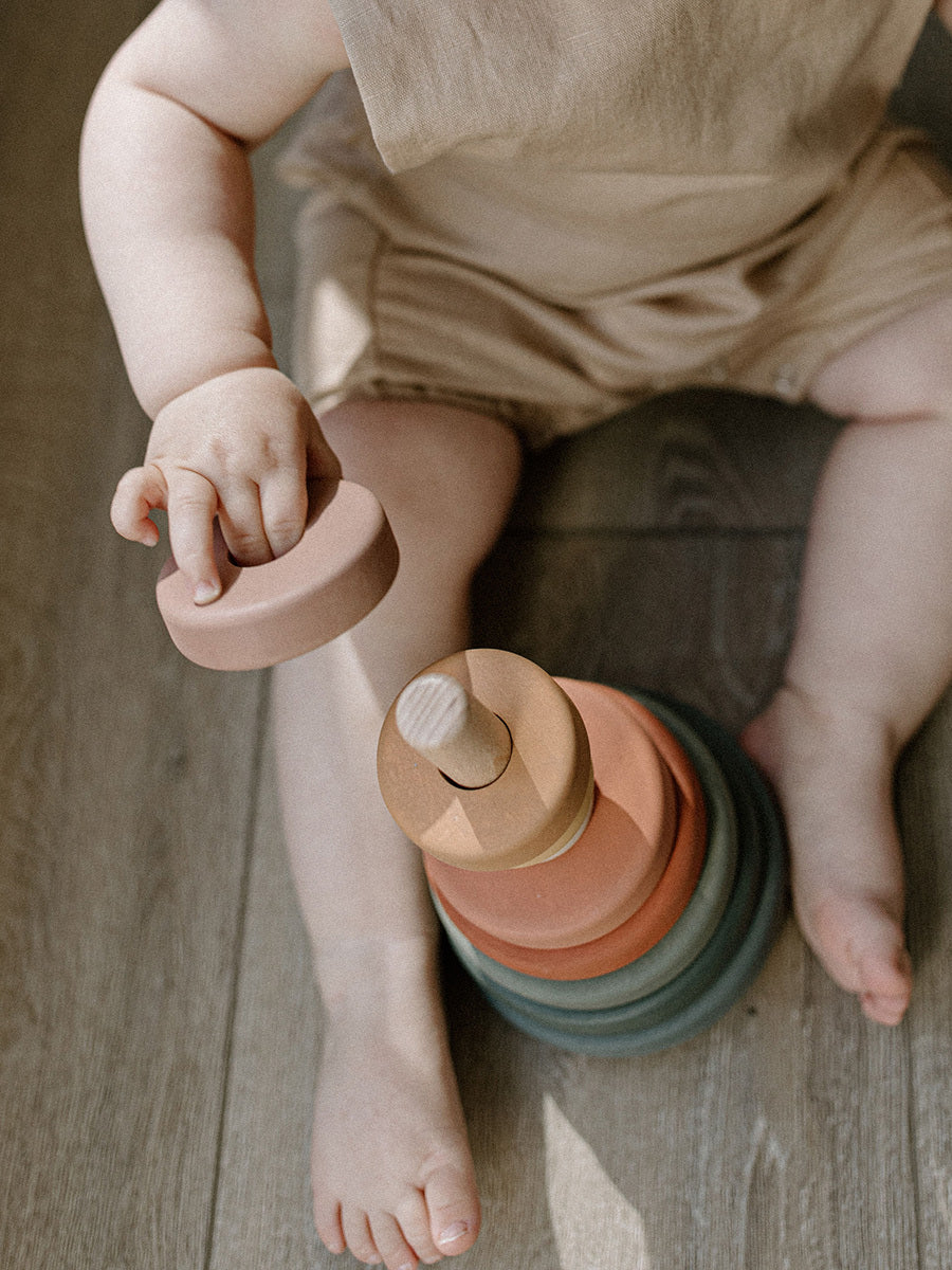 Classic Wooden Ring Stacker