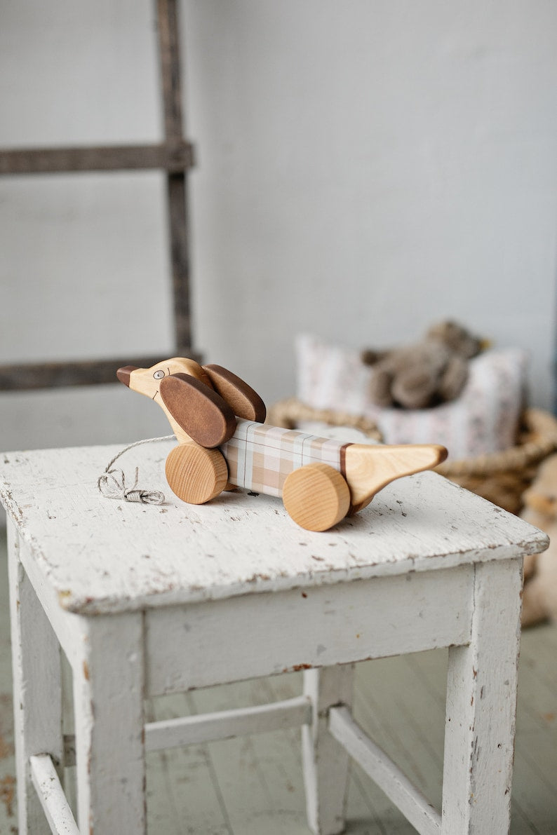 Pull Toy Sausage Dog