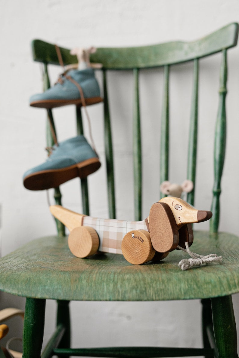 Pull Toy Sausage Dog