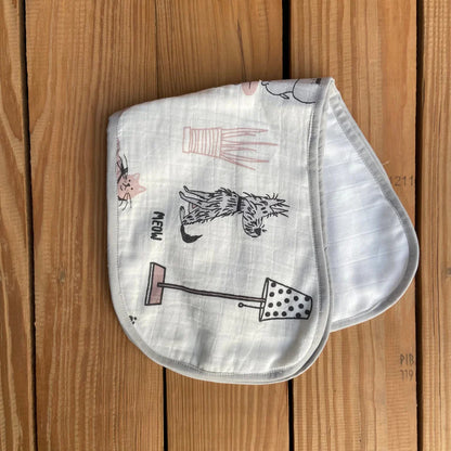 Organic Muslin Burp Cloth (Set of 2)