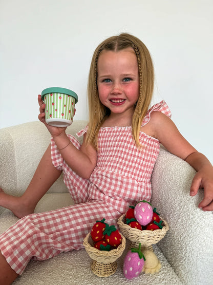 Bamboo Snack Pots - Eco-Friendly Reusable Baby Storage