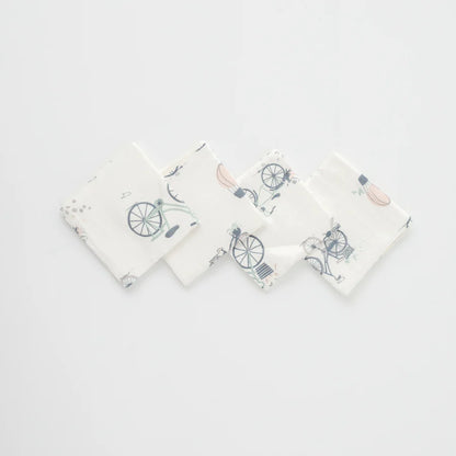 Organic Muslin Wash Cloth (Set of 4)