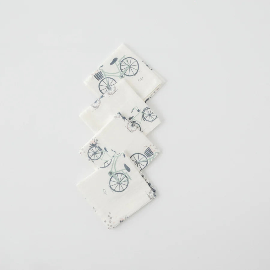 Organic Muslin Wash Cloth (Set of 4)