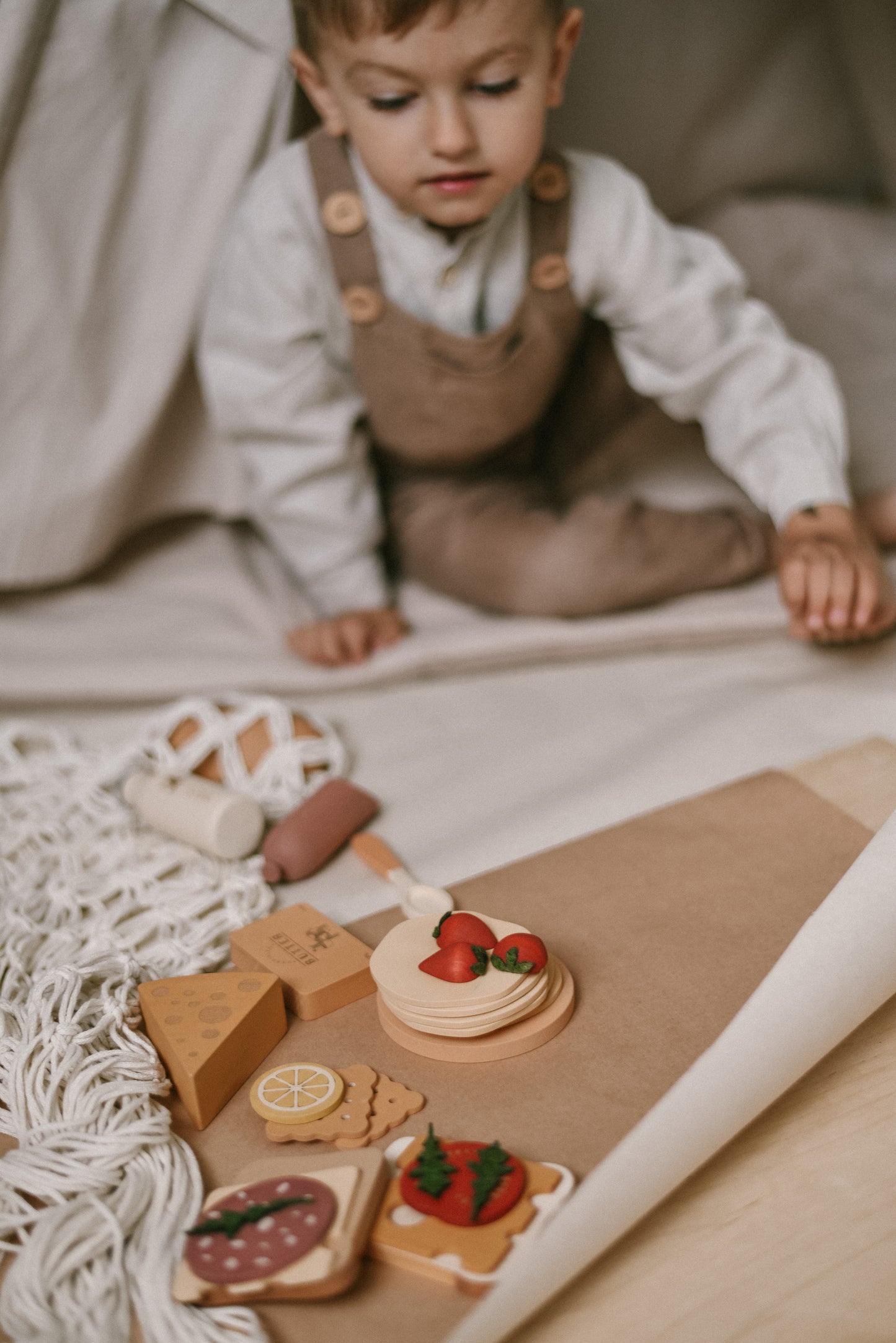 Wooden Play Food Set | Desserts