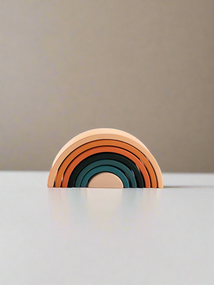 Mini Wooden Rainbow / Tropics