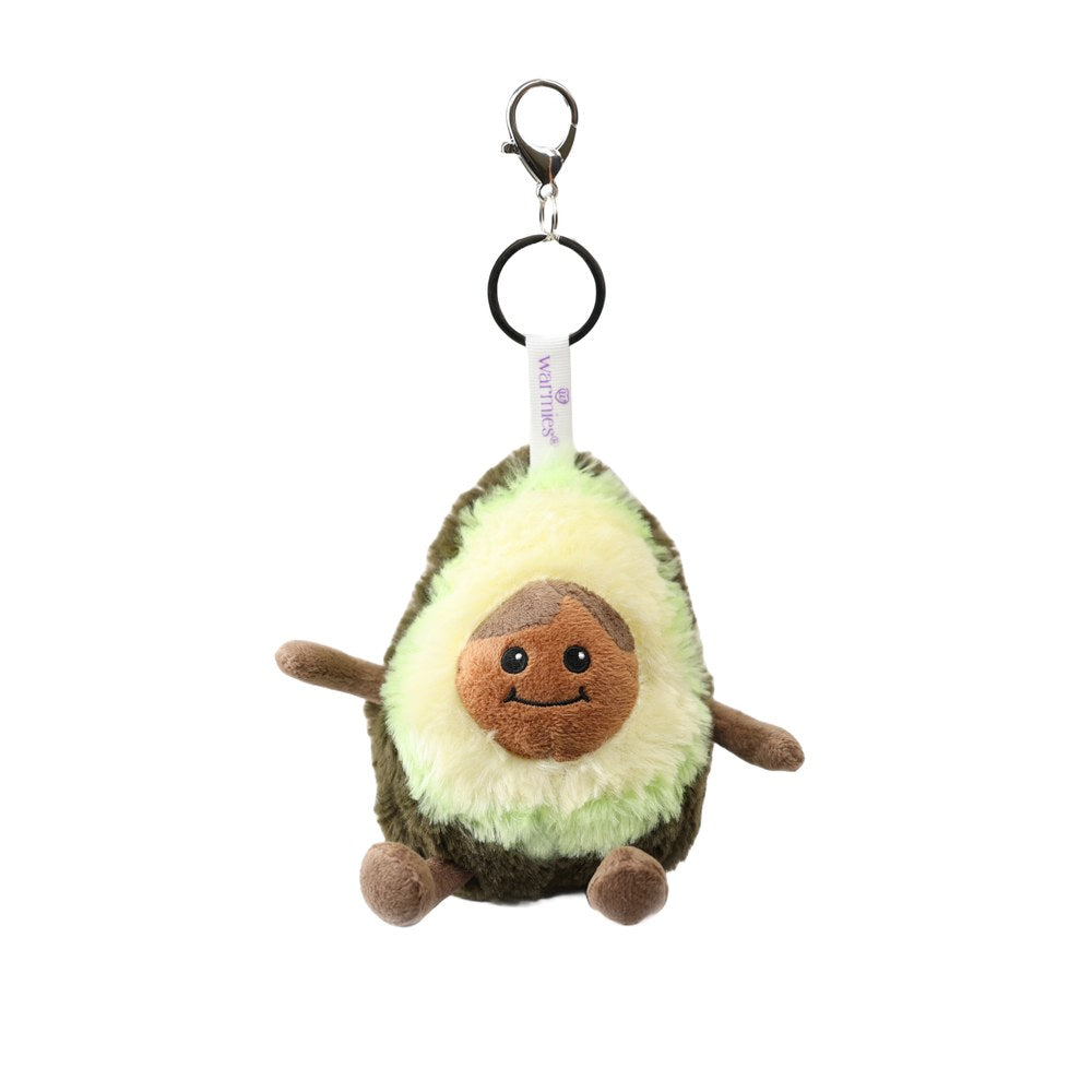 Warmies Bag Charms avocado scented weighted plush keyring