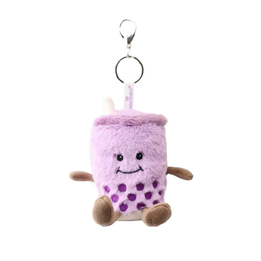 Warmies Bag Charms boba bubble tea scented plush keyring