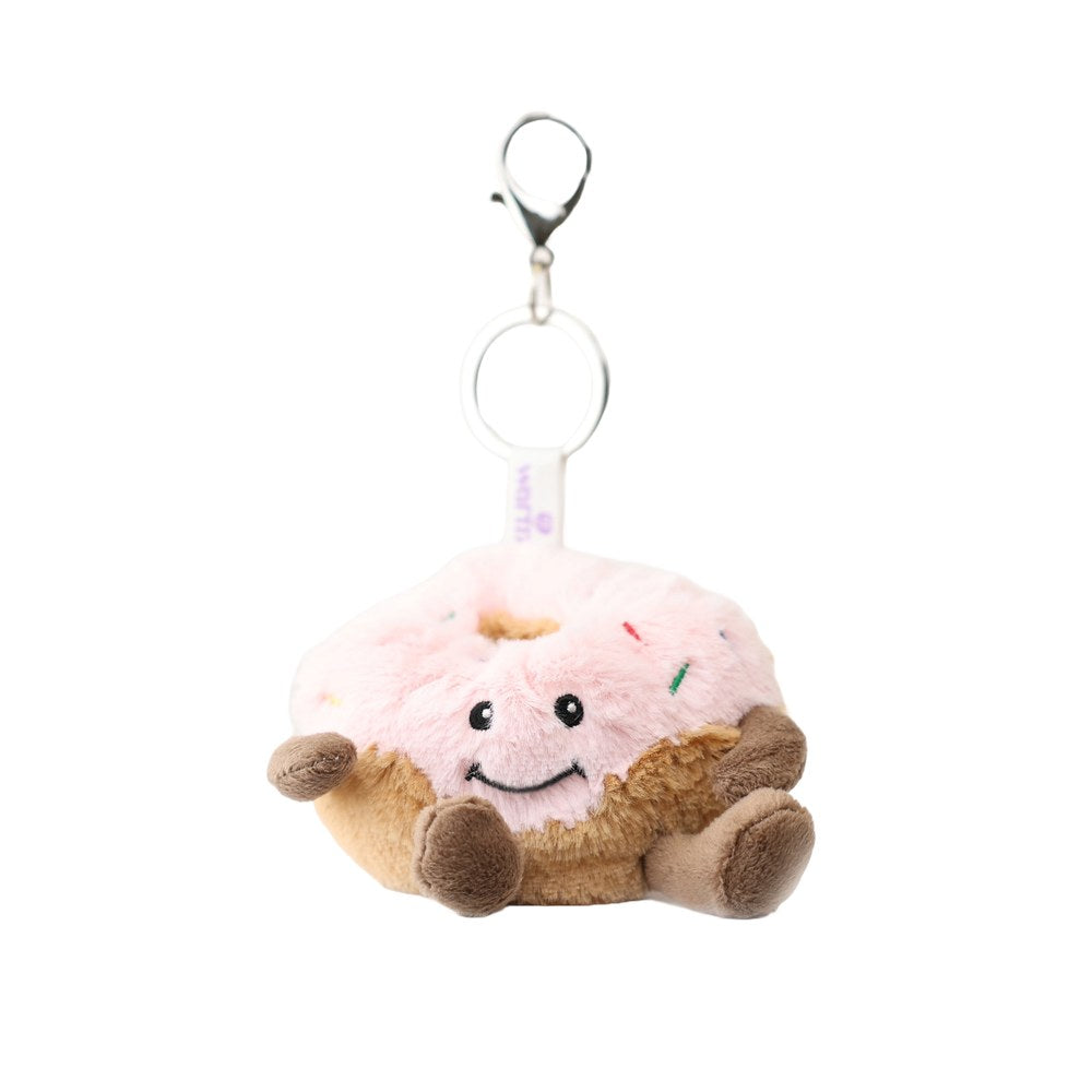 Warmies Bag Charms donut scented weighted plush keyring