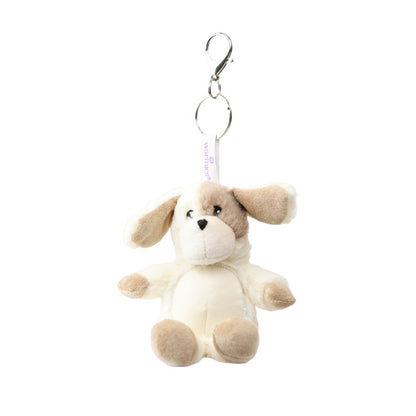 Warmies Bag Charms puppy scented weighted plush keyring