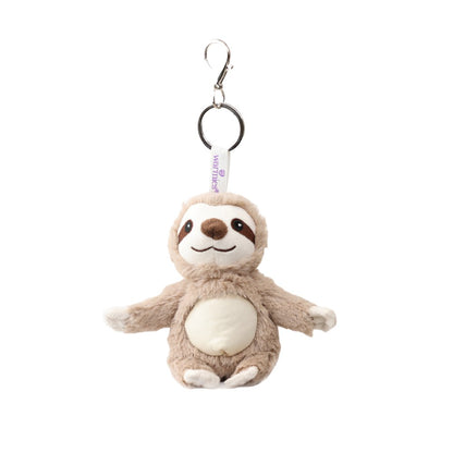 Warmies Bag Charms sloth scented weighted plush keyring