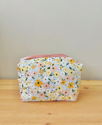 Quilted Cotton Pouch