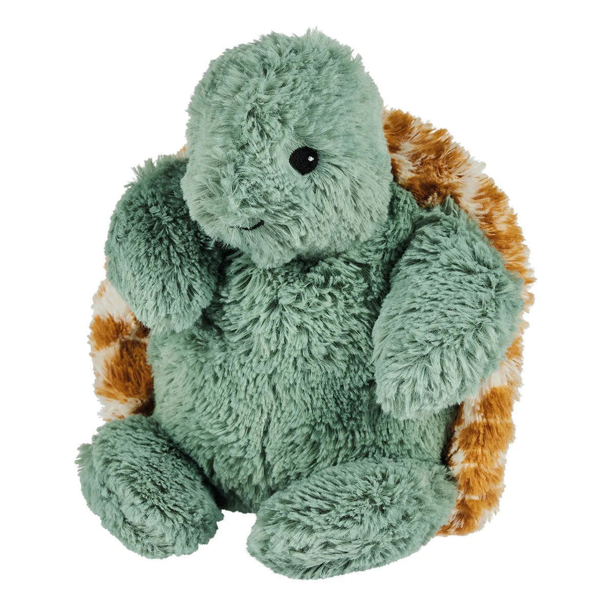 Warmies Mini Turtle heatable lavender-scented green plush toy