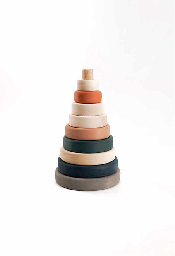 Classic Wooden Ring Stacker