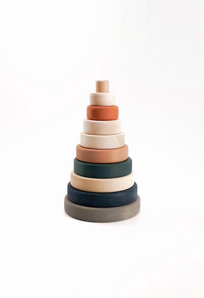 Classic Wooden Ring Stacker