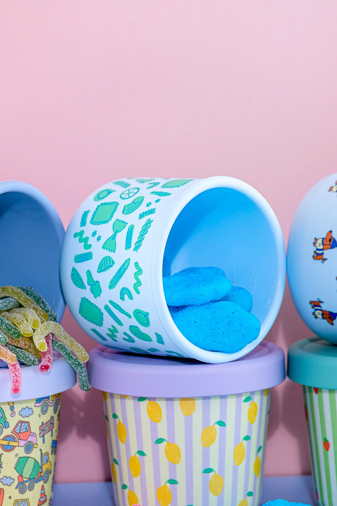 Silicone Snack Pots - Eco-Friendly Reusable Baby Storage