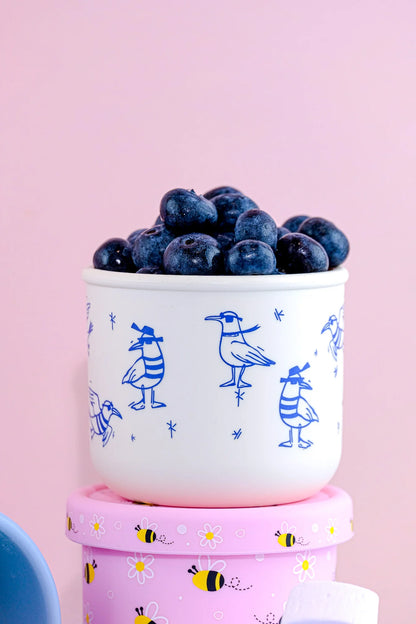 Silicone Snack Pots - Eco-Friendly Reusable Baby Storage