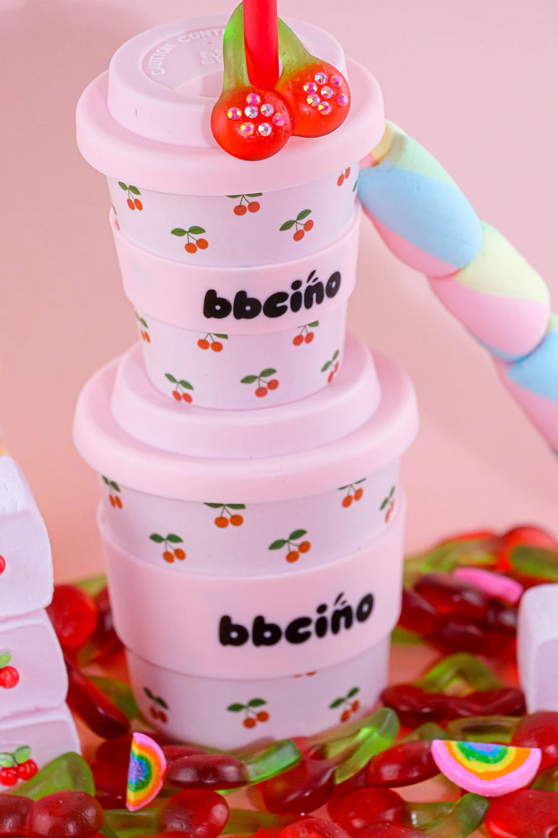 BBcino Eco-Friendly Reusable Bamboo Cups