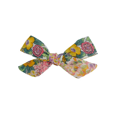 Josie Joan's Audrey petite bow clip in Liberty London cotton