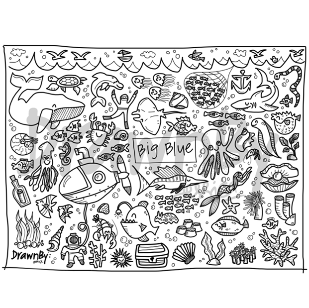 Washable Colouring Mats