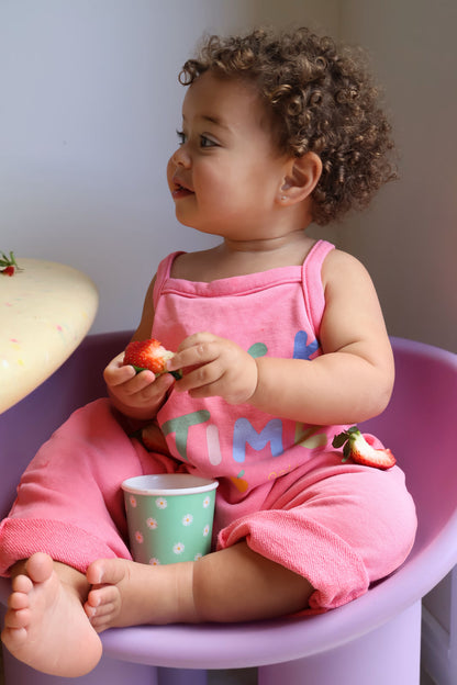 Bamboo Snack Pots - Eco-Friendly Reusable Baby Storage