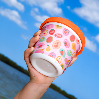 Bamboo Snack Pots - Eco-Friendly Reusable Baby Storage