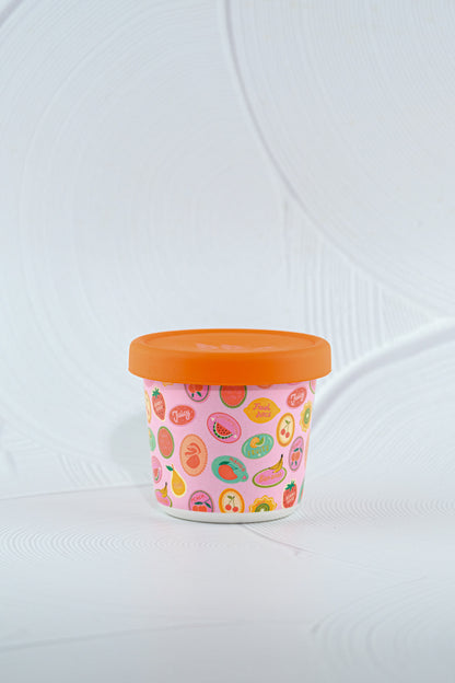 Bamboo Snack Pots - Eco-Friendly Reusable Baby Storage