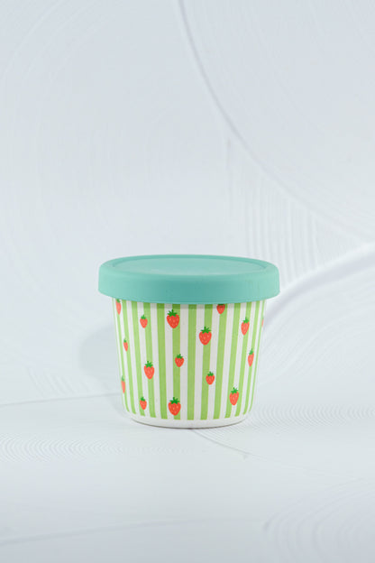 Bamboo Snack Pots - Eco-Friendly Reusable Baby Storage