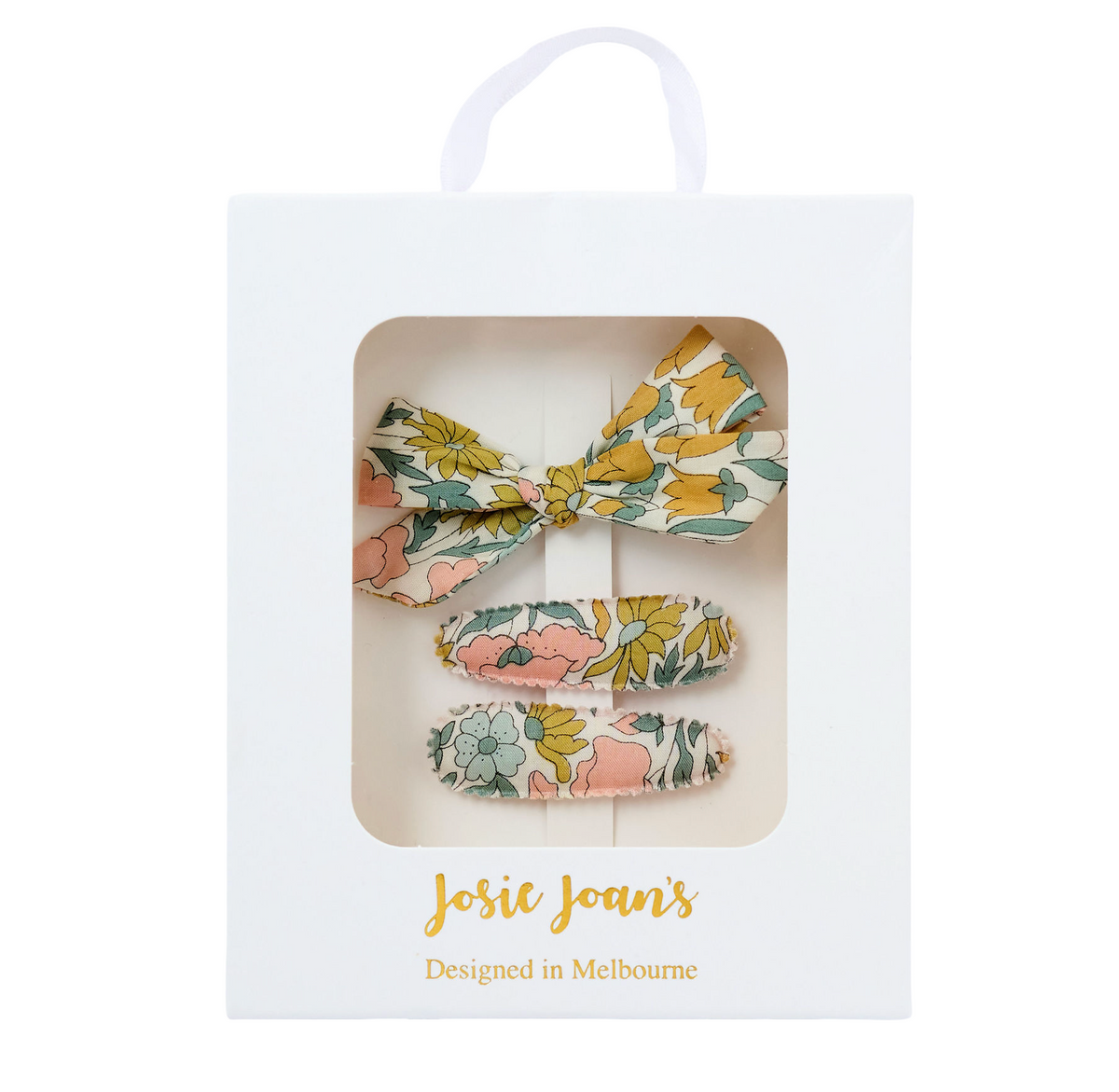 Josie Joan's Lainey small gift box with petite bow clip and little hair clips