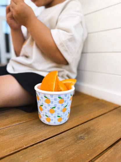 Bamboo Snack Pots - Eco-Friendly Reusable Baby Storage