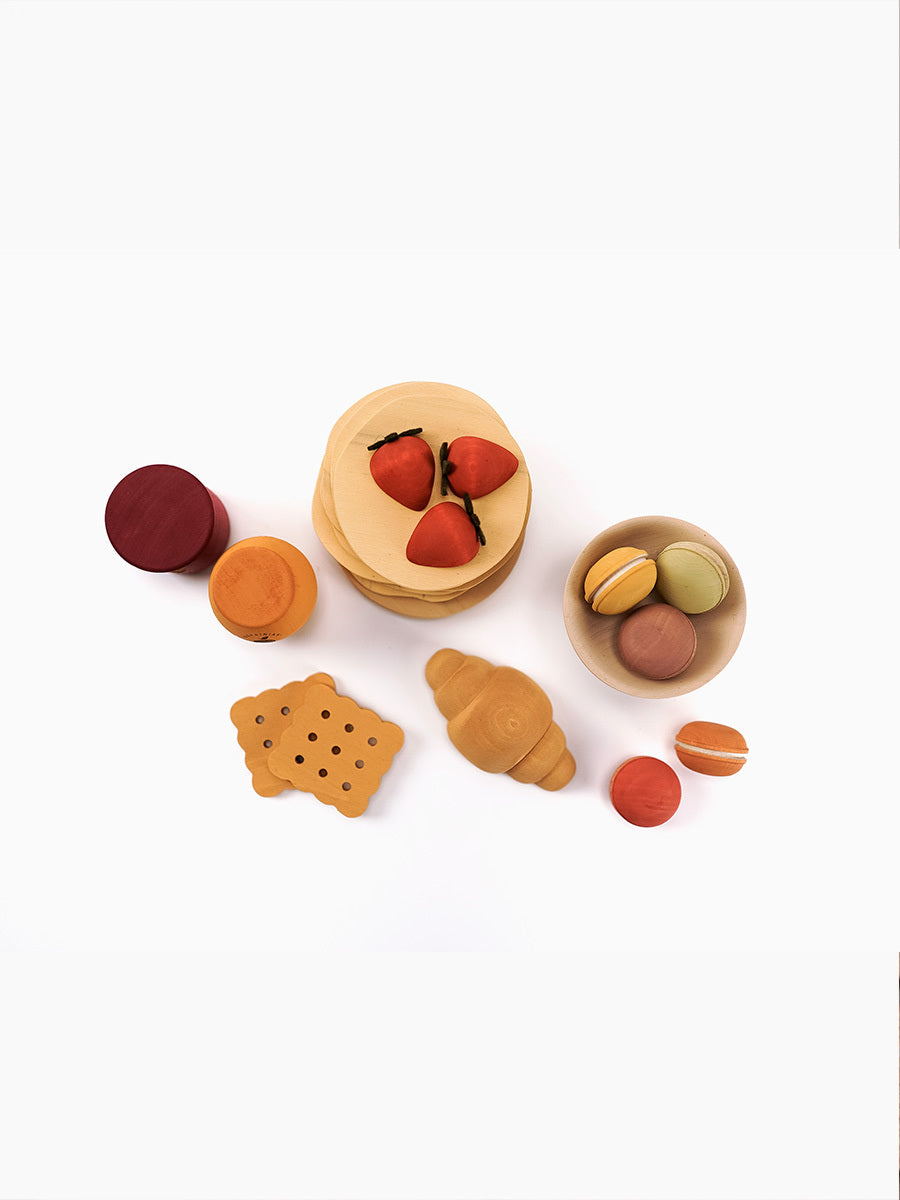 Wooden Play Food Set | Desserts