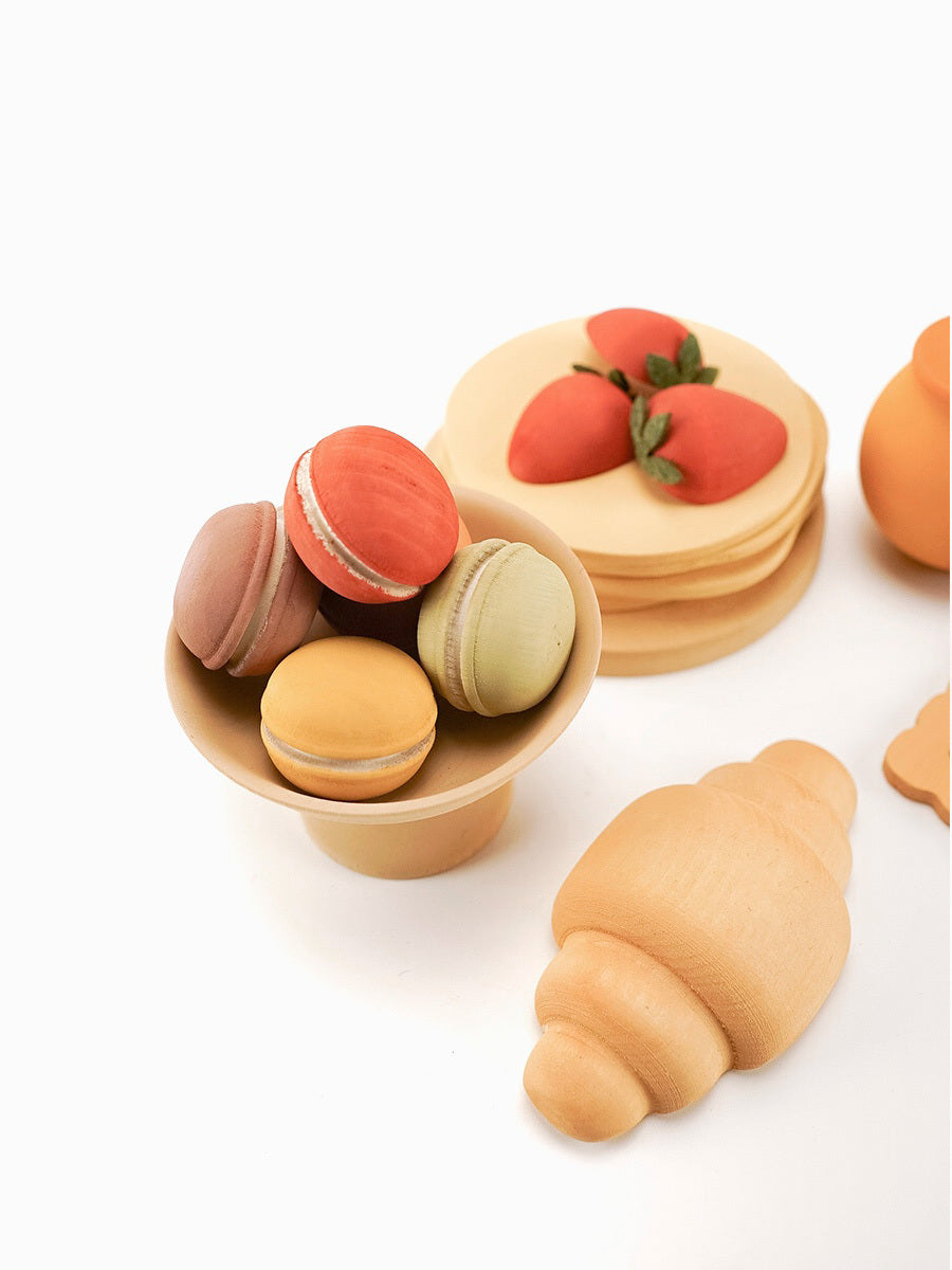 Wooden Play Food Set | Desserts