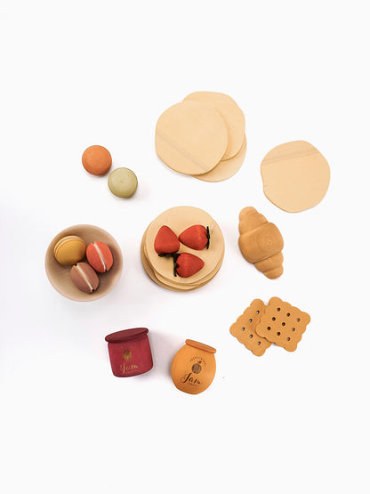 Wooden Play Food Set | Desserts