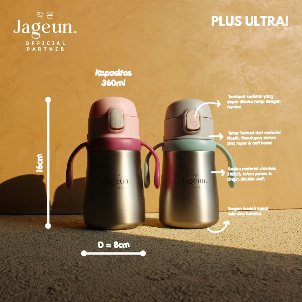 PLUS ULTRA Insulated Stainless Steel Straw Bottle