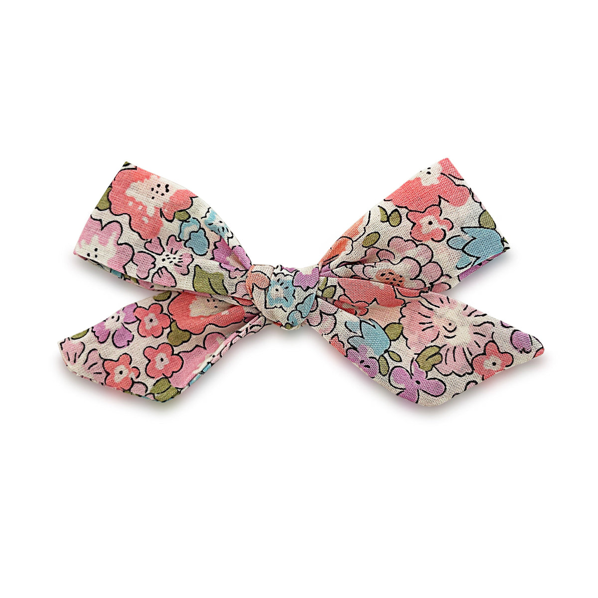 Josie Joan's Lillia petite bow clip in Liberty London cotton
