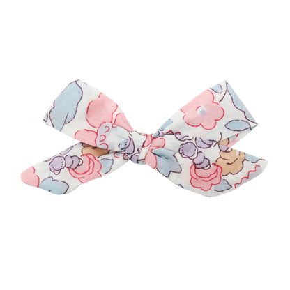 Josie Joan's Willow petite bow clip in Liberty London cotton